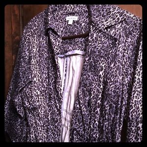 Animal print jacket